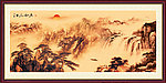 山水国画 山水