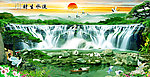 巨幅山水画