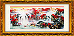 一帆风顺 国画