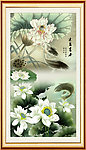 水墨荷花