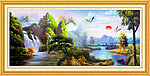 油画风景 欧式油画风景