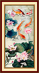 国画荷花