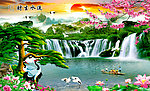 巨幅山水画