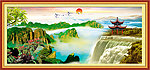 巨幅山水画