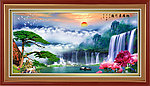 巨幅山水画
