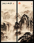 移门 山水画