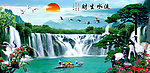 巨幅山水画