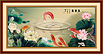 国画荷花