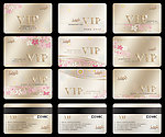 VIP会员卡矢量素材