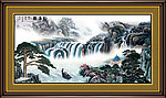 水墨山水画