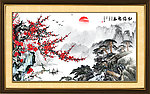 国画梅花