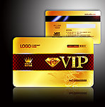 vip金色钻石会员卡