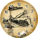 工艺钟木钟挂钟破钟