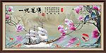 艺术玻璃 一帆风顺