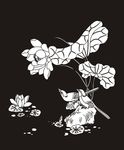 荷花鸟