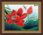 国画荷花