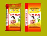 仙竹软米 大米包装 包