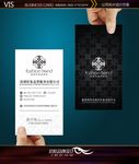 黑色时尚名片