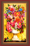 花卉油画