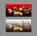 玉兰花无框画