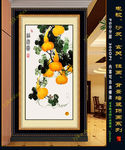 福禄图（精品国画）