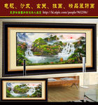 聚宝盆风景油画