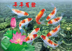 连年有余立体画序列图