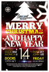 夜店创意个性圣诞节派对广告