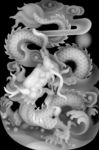 龙玉佩灰度图