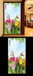 花开富贵玄关