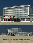 酒店3D模型效果图