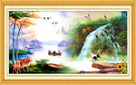 风景油画 山水油画 油画 国画