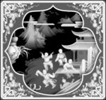 百子灰度图