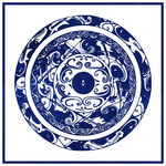 中国风古典青花纹