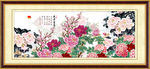 牡丹花装饰画