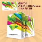 展会纸袋设计展开图PSD