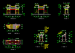 古建门亭施工图