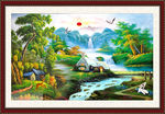 山水油画