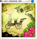 欧洲装饰画 复古画图片