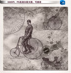 素描复古画图片