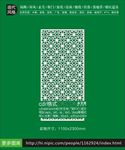 镂空隔断屏风雕刻图案