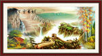 油画长城