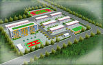 学校鸟瞰图