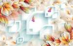 ：蝴蝶花卉