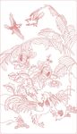 花鸟门板