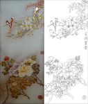 吉祥富贵 玉兰小鸟