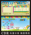 幼儿园收费公示栏