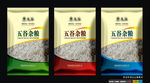 米黄色杂粮包装（平面图）