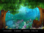舞台背景 森林