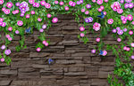 3d花藤壁画